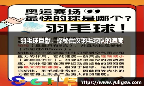 羽毛球巨献：探秘武汉羽毛球队的速度